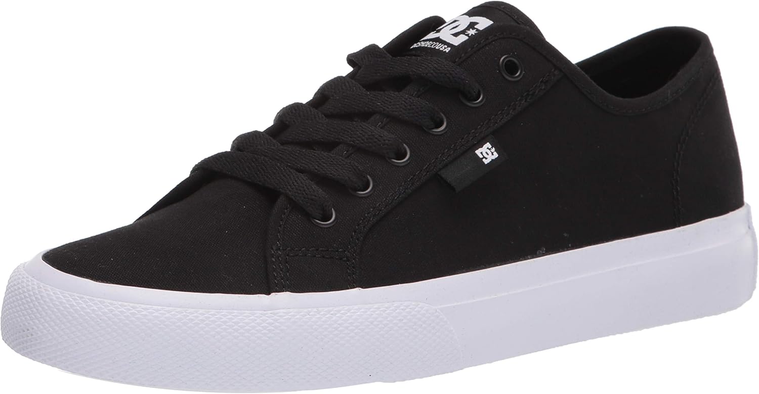 DC Mens Manual Low Top Vegan Friendly Casual Skate Shoe, Parent