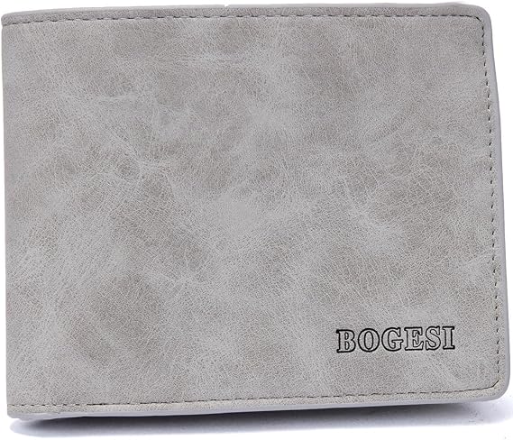 latest bogesi brand pu leather men card wallet