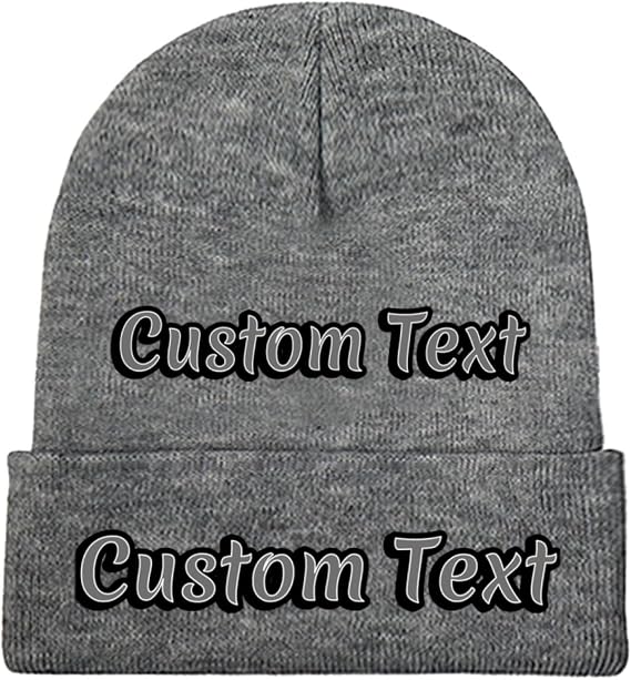 Custom Beanie for Men Custom Text Hats Easter Gifts