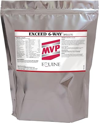 MVP Exceed 6-Way 16lb High Level Performance Horse Support Pellets. Joint, hoof, Hair, gastric, Digestion and Muscle Support.