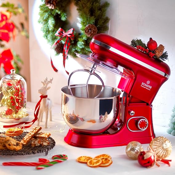 Schafer Prochef Master Stand Mixer-Red