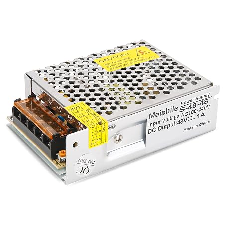 48V 1A 48W LED Driver Switching Power Supply 110/220VAC-DC48V Transformer Monitoring Power Supply Industrial Power Universal Type