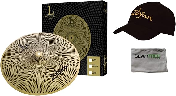 Zildjian L80 Low Volume 20 Inch Ride Cymbal with Baseball Cap and Polish Cloth