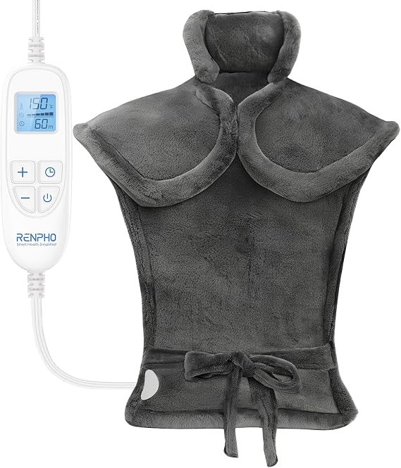 RENPHO Heating Pad for Back, Christmas Gift for Women, FSA Eligible HSA