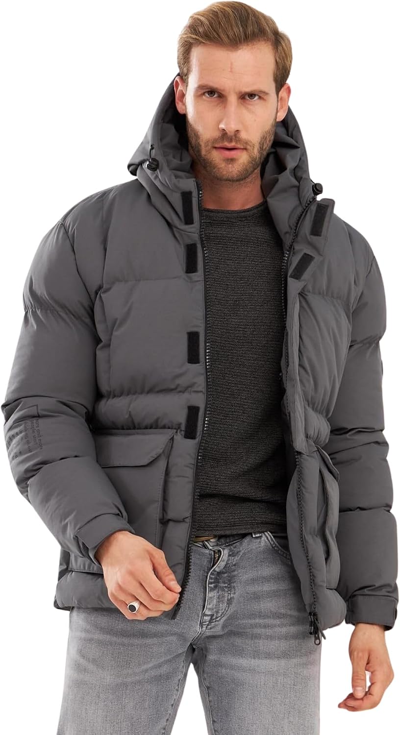 Mens Water And Windproof Sports Inflatable Coat 779DNGR