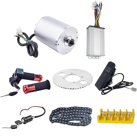 36V Motor Kit 1000W Electric Brushless Dc Motor Kit 3100RPM Go Kart Motor