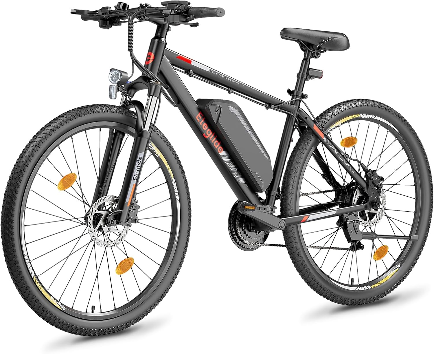 eleglide m2 e bike men women with 36 v 15 ah removable battery 27.5  29 inch off-road e mountain bike electric bicycle pedelec with app 24 speed gears range up to 125 km
