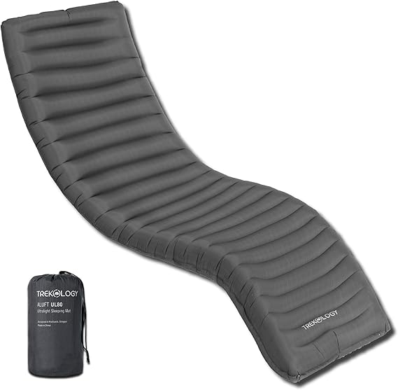 TREKOLOGY Ultralight Backpacking Sleeping Pad, Inflatable Camping Mat