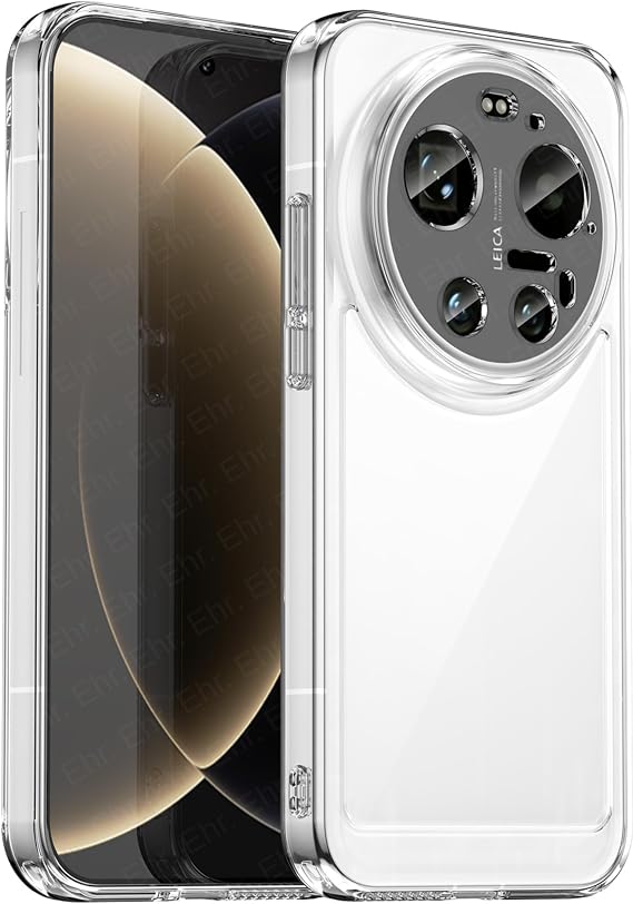 Ehr. Xiaomi 17 Ultra ile Uyumlu Kamera Korumalı Darbe Önleyici Ultra Slim Soft TPU Şeffaf Silikon Kılıf