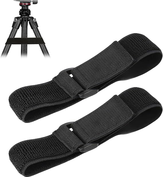 2-Pack Adjustable Elastic Tie Down Straps Quick Release Buckles
