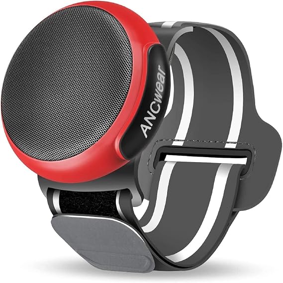ANCwear Wearable Bluetooth Speaker with Clip, 3-Way Portable Mini Speaker