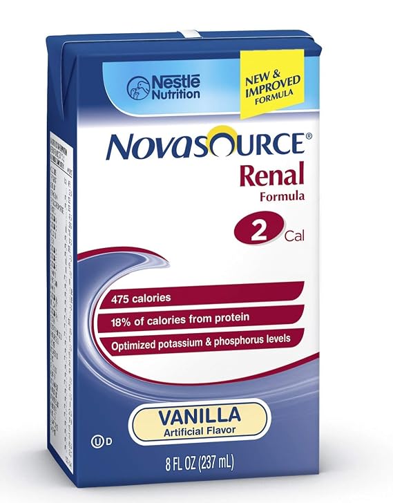 Novasource Renal-Flavor Vanilla Calories 475 / 237 ml Packaging 8 fl oz Tetra Brik - Each 1