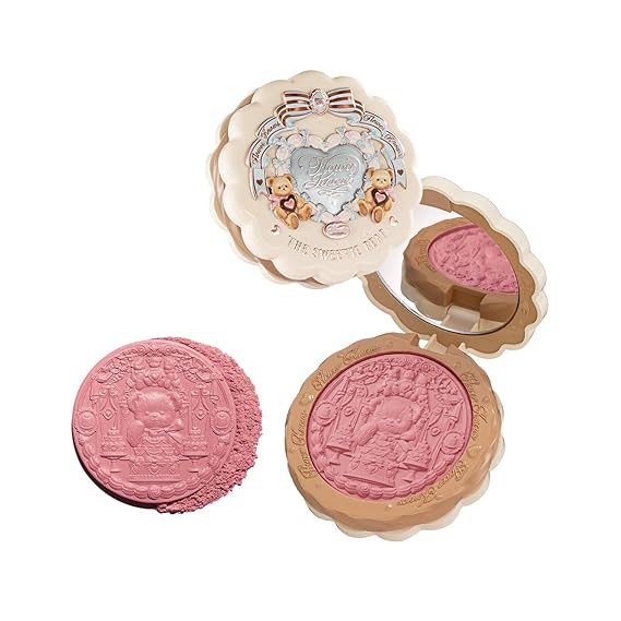 Flower Knows The Sweetie Bear Silk Satin Blush, Muted Rose Pink,Talc-Free