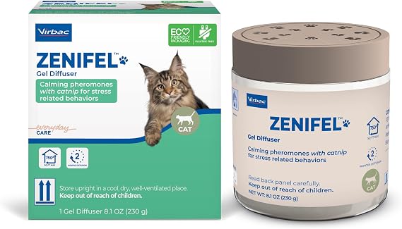ZENIFEL Gel Diffuser Cat Calming Pheromone|Supports Stress Relief
