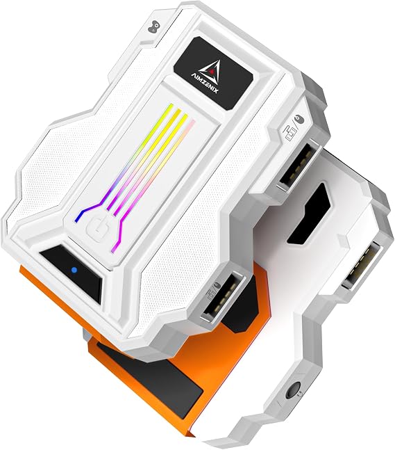 AIMZENIX Striker Pro Keyboard and Mouse Adapter for Xbox Series X/S, Xbox One, PS4, N-Switch 2, NS Multi-Platform Console Adapter with APP Customization, Cloud Config Sharing, Button Macro