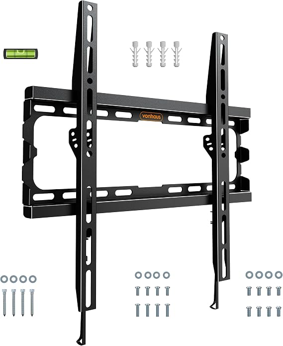 VonHaus RZ83-02480100-B3U1 Ultra Slim TV Wall Mount Bracket for 32 -55" LCD, LED, 3D & Plasma Screens - Max. VESA 400x400