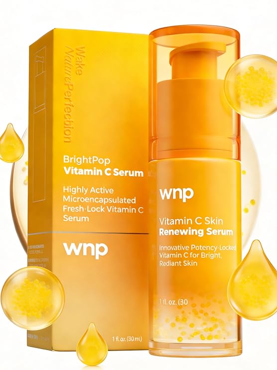 WNP Vitamin C E Serum for Face, for Dark, Age, Sun Spot, Melasma, 1 fl oz