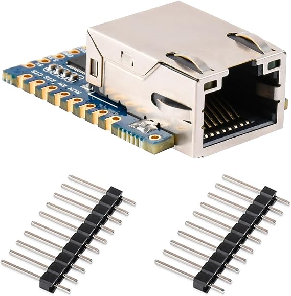 waveshare TTL UART to Ethernet Mini Module,Support TCP Server/TCP Client/UDP Multicast/UDP Mode, Modbus Gateway, Using for IoT Gateway, Safety & Security IoT, Intelligent Instrument Monitoring,etc.