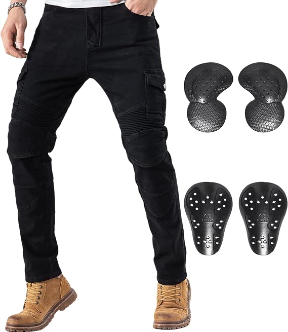 CTBQiTom Motorcycle Pants for Men with CE Level 2 Armor