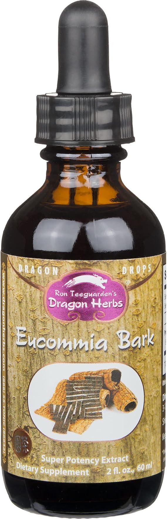 Dragon Herbs - Eucommia Bark Drops - 2 fl oz