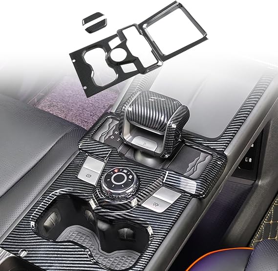 HIGH FLYING for Chery Jetour T1 2025 Car Interior Accessories Center Console Switch Overlay Cover Carbon Fiber Style ABS (Gear Shift Panel)