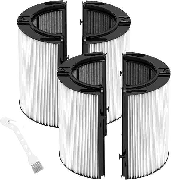 2 Pack 360 Combi 2-in-1 H13 HEPA + Carbon Replacement Filter for Dyson PC1 HP1 TP11 HP11 TP10 HP10 HP09 TP09 HP07 TP07 TP06 HP06 PH04 PH03 PH02 PH01 DP04 HP4B PH3A TP7A TP7C TP4A TP4B Purifier