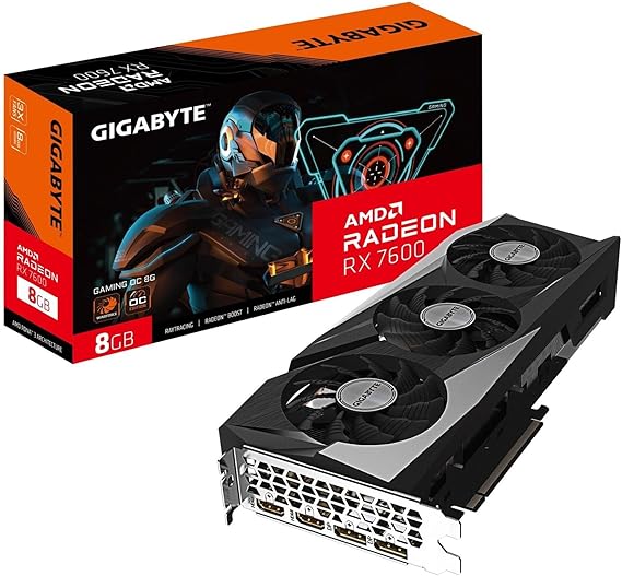 Gigabyte VGA GBT RX 7600 8GB Gaming OC