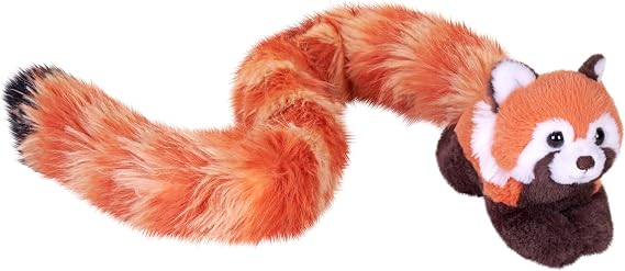 WILD REPUBLIC Tailkins Red Panda, Stuffed Animal, 40 Inches, Plush Toy, Fill is Spun Recycled Water Bottles