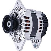 12V Alternator 128990-77250 12899077250 Compatible with Yanmar Engine 2YM15 3JH40 3JH5E 3YM20 3YM30 4JH110 4JH4 4JH57 4JH5E 4JH80