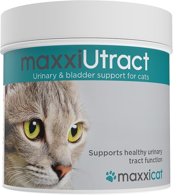 maxxipaws maxxiUtract Urinary & Bladder Powder for Cats - D-Mannose 3.2 oz
