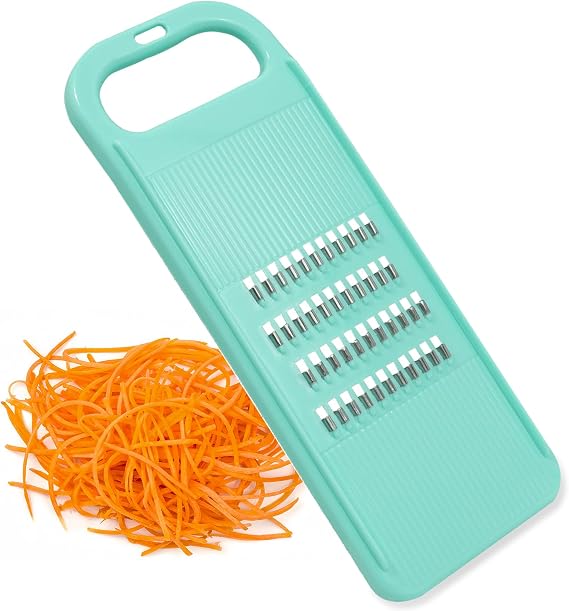 Manual Vegetable Grater Mandoline Handheld Shredder Veg Chopper Green