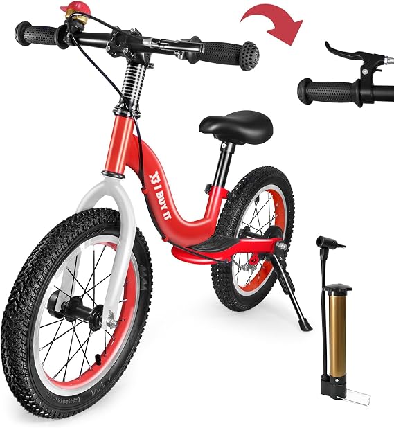 14 16 Inch Balance Bike for 3-8 Year Old Boys Girls