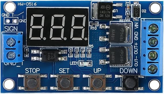 DC Timer Module, Timer Switch Module, Cycle Delay Timer Switch,Turn On/Off Relay Module with LED Display 5V-36V