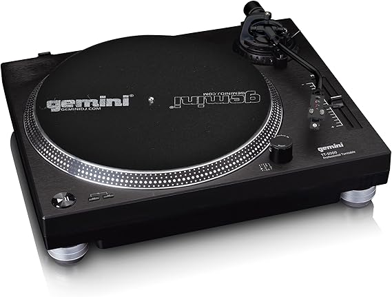 Gemini Direct-Drive Turntable, 3-Speed, USB Recording & Preamp (TT-5000) | Direct-drive turntable, 3-speed - USB vinyl-to-digital recording - built-in phono preamp - anti-skate
