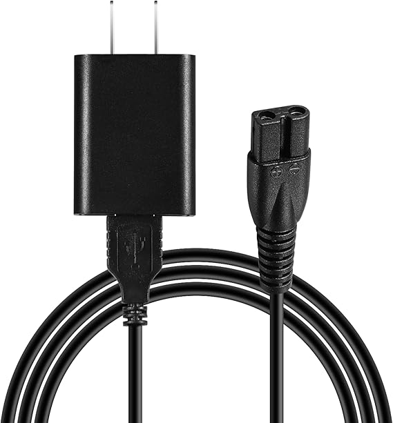 Replacement Veeconn Dog Clippers Charger Dog Grooming Clippers Charging Cord Compatible with Veeconn Dog Grooming Clippers Charger Power Cord