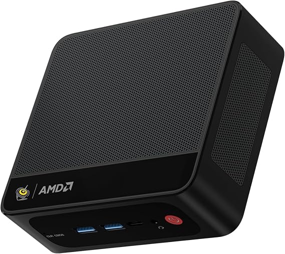 Beelink Mini PC, SER5 MAX AMD Ryzen 7 7735U 16GB LPDDR5 RAM 500GB M.2 SSD