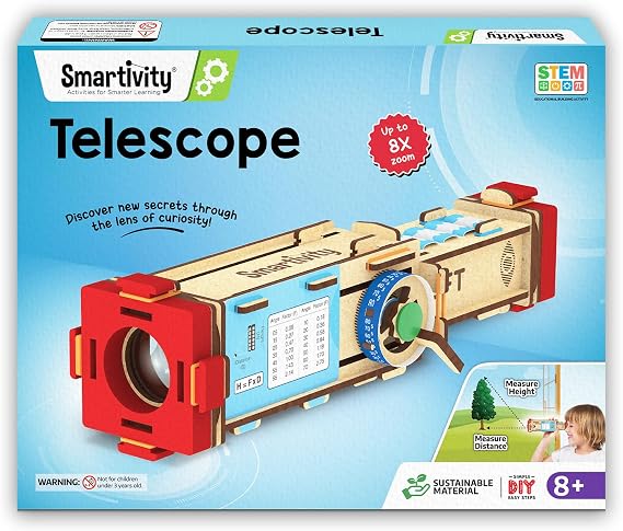 Smartivity DIY Telescope STEM Toy for Kids 8-14 Years