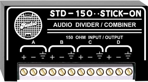 2 Radio Design Labs STD-150 Passive Audio Divider-Combiner - 150 Ohm