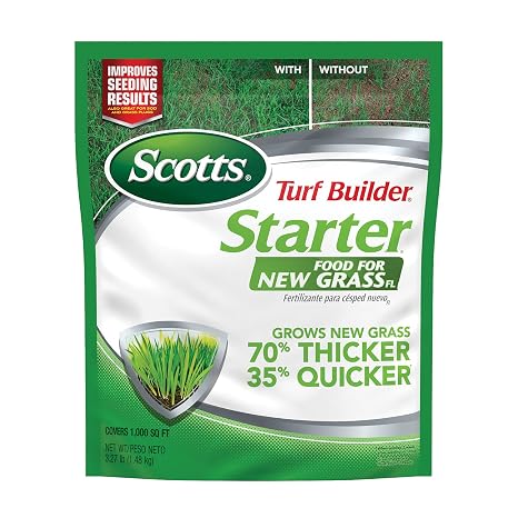 Scotts Turf Builder Starter Food for New GrassFL, 3.27 lbs. | Lawn Fertilizer To Use When Planting Seed or Sod in Florida, Grass Fertilizer for Lawn, Covers 1,000 sq. ft.