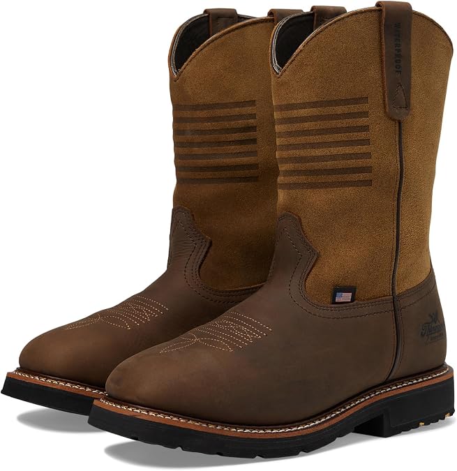 Thorogood Men's Western Work 11" Waterproof Square Toe Work Boot