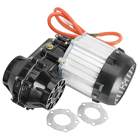 36V 1000W Brushless Electric Motor Differential Gear Box Gear Ratio: 9.5:1, 1.9Nm. 4500RPM for DIY Go Kart ATV Quad Buggy UTV 4 Wheelers Drift Trike Dolly Cart