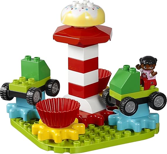 LEGO Education DUPLO Steam Park 45024, Fun STEM Educational Toy, Steam Learning for Girls & Boys Ages 3 & Up (240Piece)