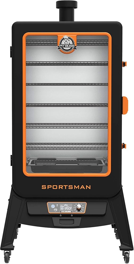 Pit Boss PB7000SP Wood Pellet Smoker, 7 Series Vertical, Black