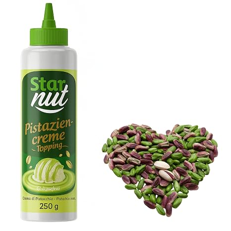 Dessert Topping 250g - With 35% Antep Pistachios Premium Quality - Perfect as a Topping for Ice Cream Cake Coffee Pistachio Paste - Pistachio Butter