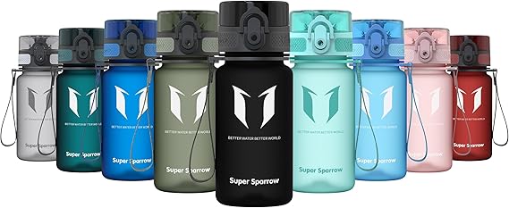 Sparrow Water Bottle 500ml/750ml/1L BPA-Free Tritan Drinks Bottle One-Click