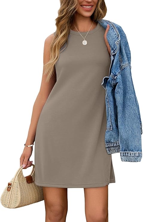Sampeel Dresses for Women 2025 Casual Summer Sundresses Sleeveless Tank Dress Fashion Outfits