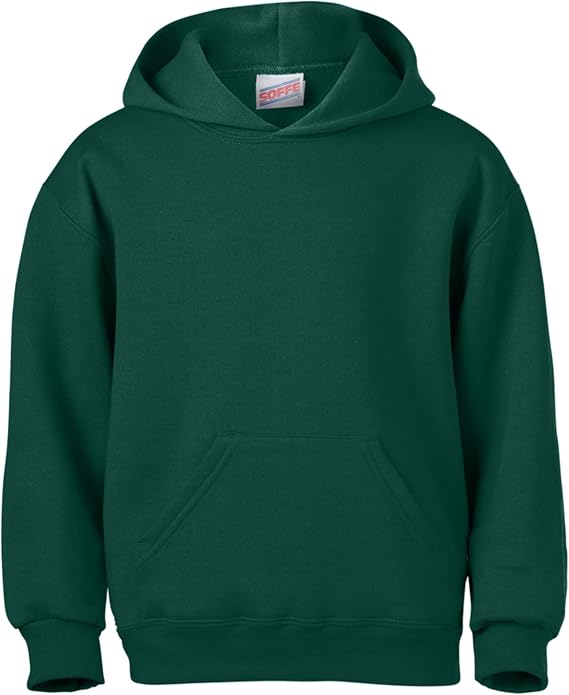 Soffe boys Classic Midweight Fleece Hoodie Sweatshirt