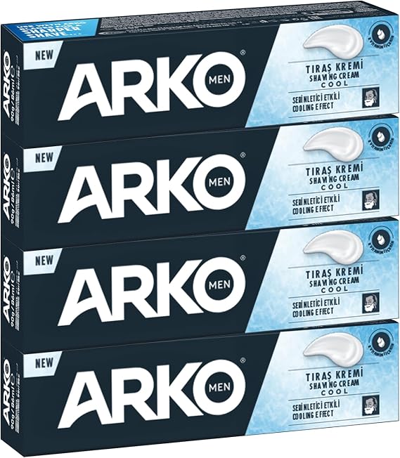 Arko Men Cool Tıraş Kremi 4x90 gr