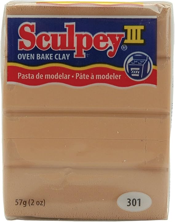 Sculpey III Polymer Clay 2oz-Tan