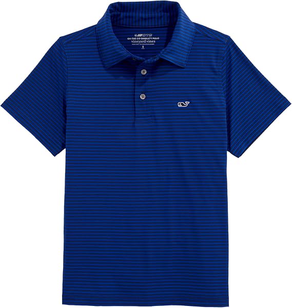 vineyard vines Boys' Bradley Stripe Sankaty Polo (Toddler/Little Boys'/Big Boys')